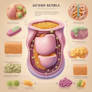 how do gut bacteria affect hip fat