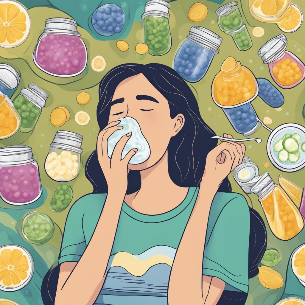 women taking probiotics to ease depression
